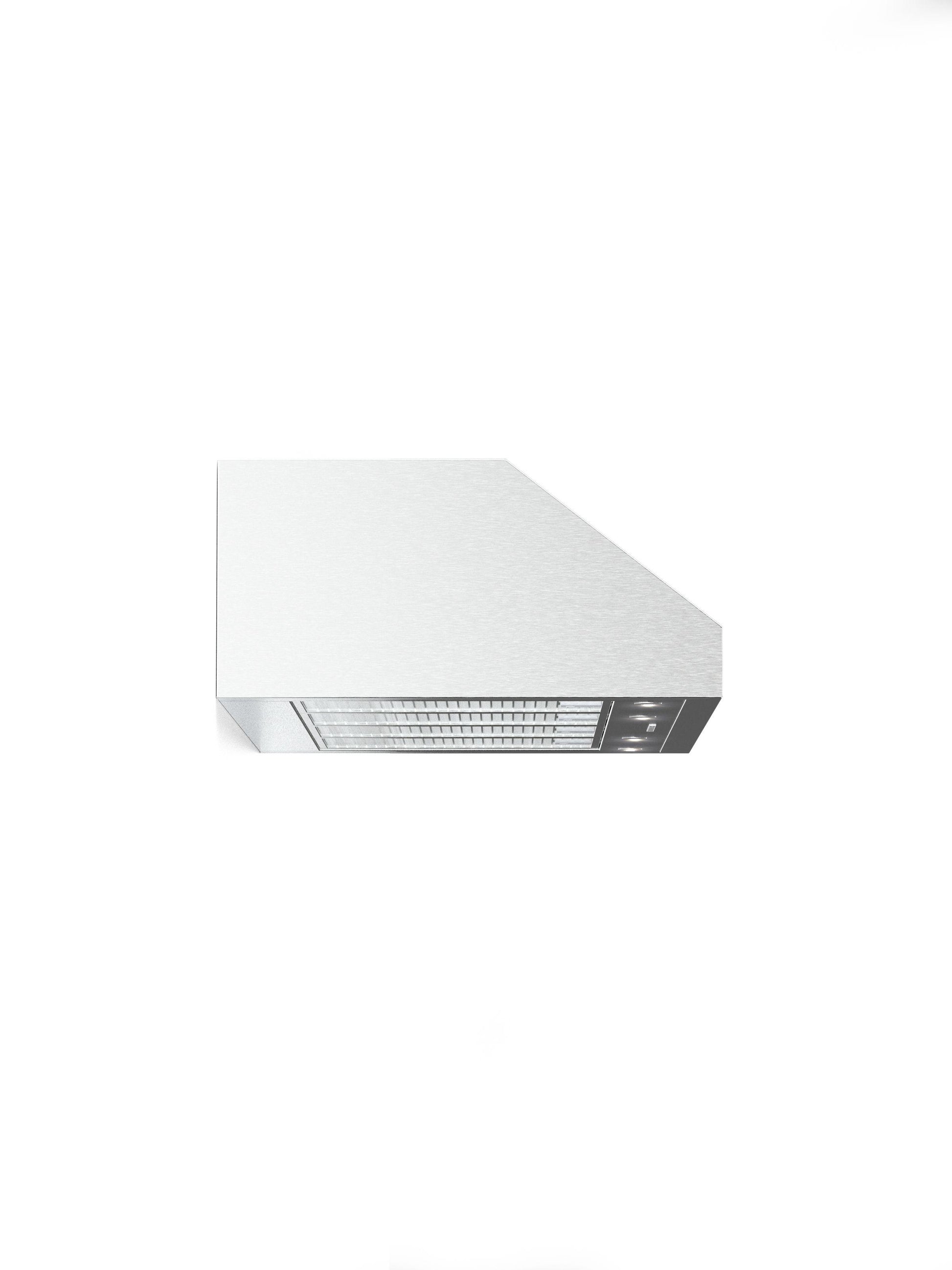 Verona VELP4810GSS 48" Designer Low Profile Hood, Wall-Mount - 1200 Cfm - 4 Speeds