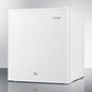 Summit S19LWH Compact Refrigerator-Freezer With Front-Mounted Lock For General Purpose Use; Replaces S19L