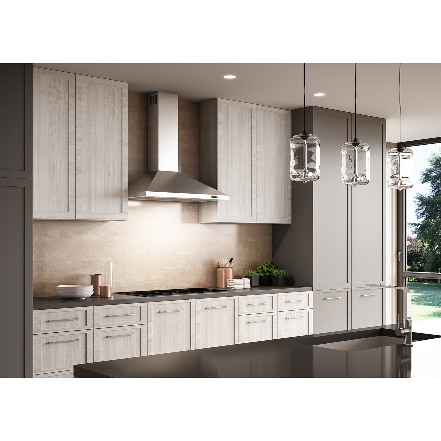 Broan EW4836SS Broan® 36-Inch Convertible Wall-Mount Chimney Range Hood, 400 Cfm, Stainless Steel