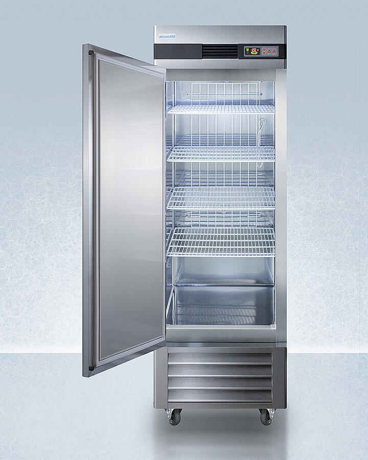 Summit AFS23MLLH Performance Series Pharma-Lab 23 Cu.Ft. All-Freezer In Stainless Steel With Left Hand Door Swing