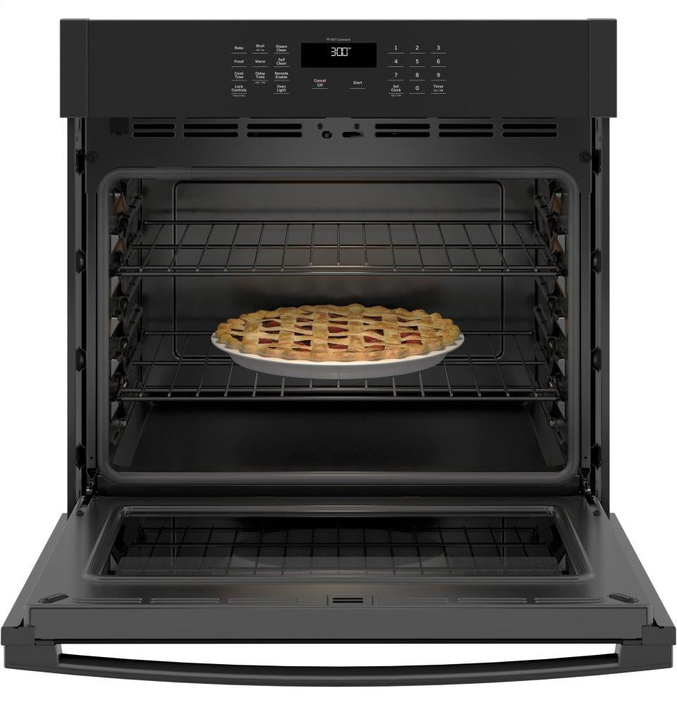 Ge Appliances JTS3000DNBB Ge® 30" Smart Built-In Self-Clean Single Wall Oven With Never-Scrub Racks