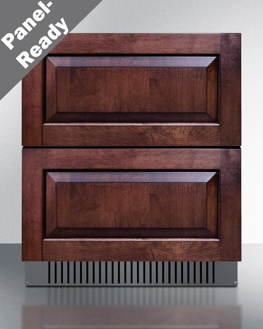 Summit SPR275OS2DPNRADA 27" Wide 2-Drawer All-Refrigerator, Ada Compliant (Panels Not Included)