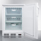 Summit FF7LWBIVAC Built-In Undercounter Medical All-Refrigerator For Temperature Stable Medical Storage, With Interior Basket Drawers, Internal Fan, Lock, And More