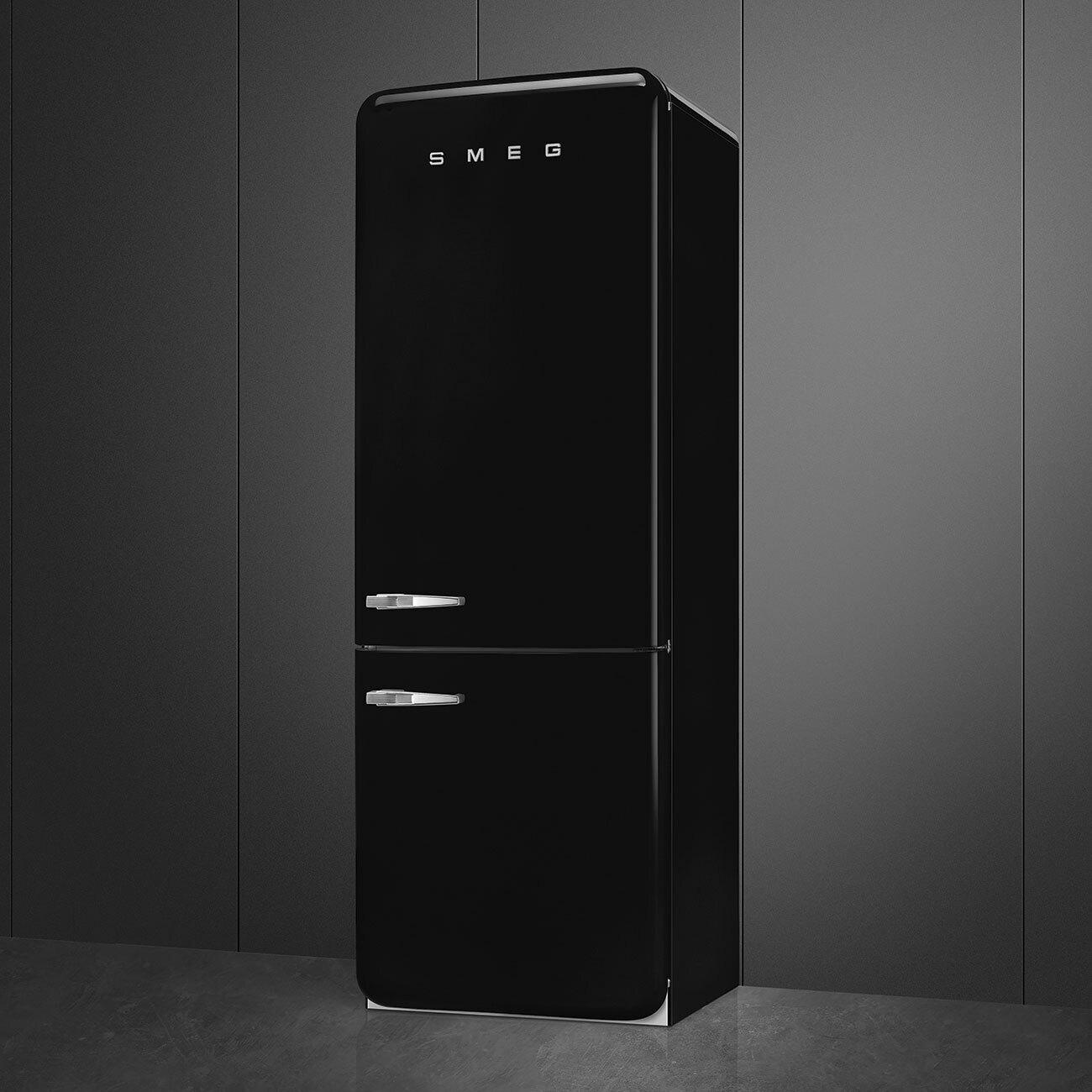 Smeg FAB38URBL Refrigerator Black Fab38Urbl