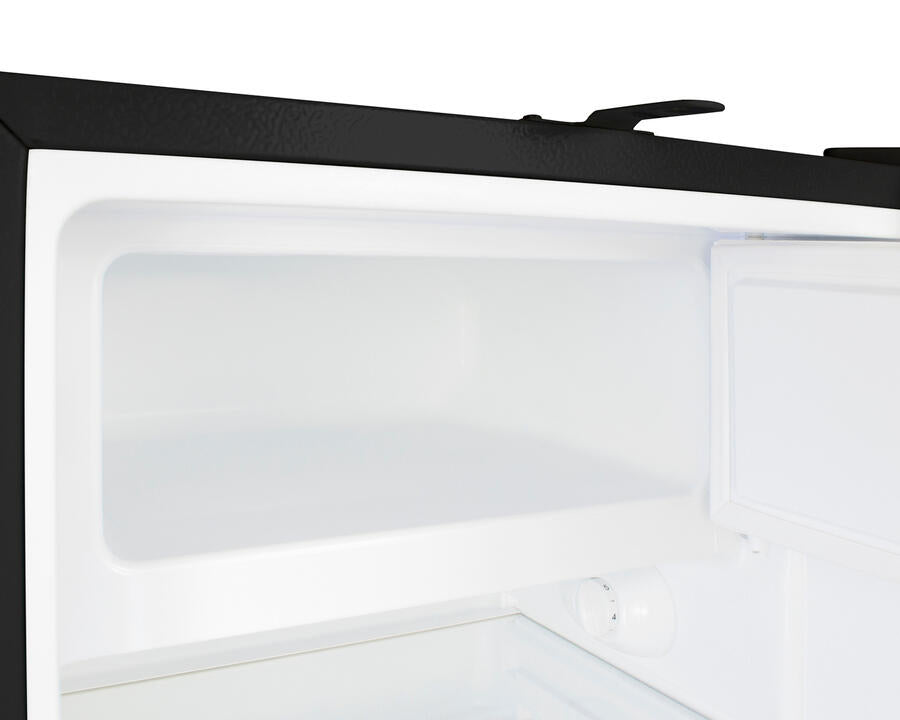 Summit ADA302BRFZSSTBC Built-In Undercounter, Ada Compliant Refrigerator-Freezer Designed For General Purpose Storage, With A Stainless Steel Door, Pure Copper Towel Bar Handle, Manual Defrost Operation, And Front Lock
