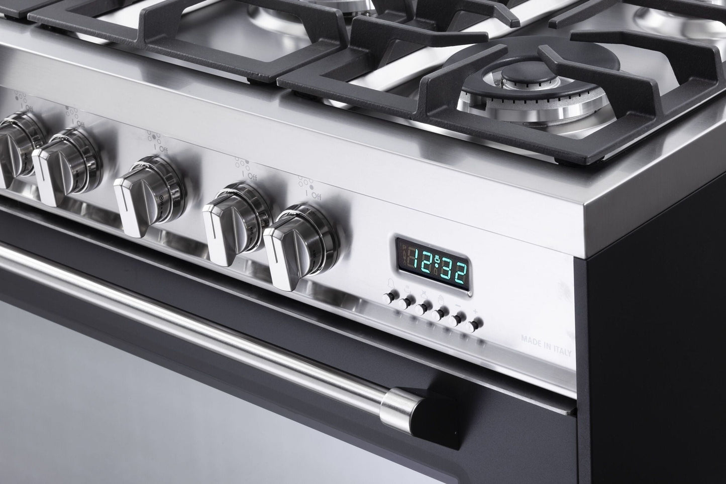 Verona VPFSGE365E Matte Black 36" Dual Fuel Single Oven Range - Prestige Series
