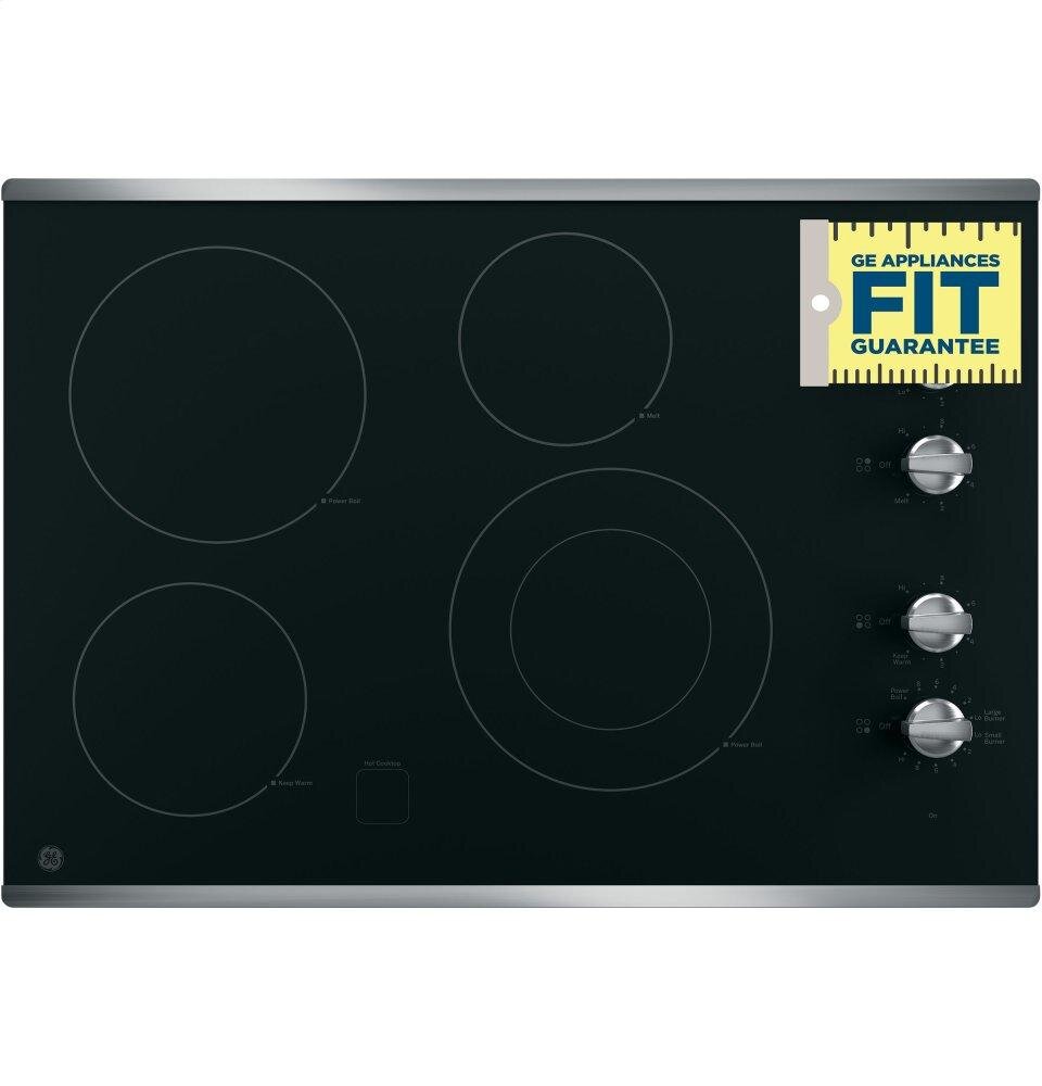 Ge Appliances JP3530SJSS Ge® 30" Built-In Knob Control Electric Cooktop