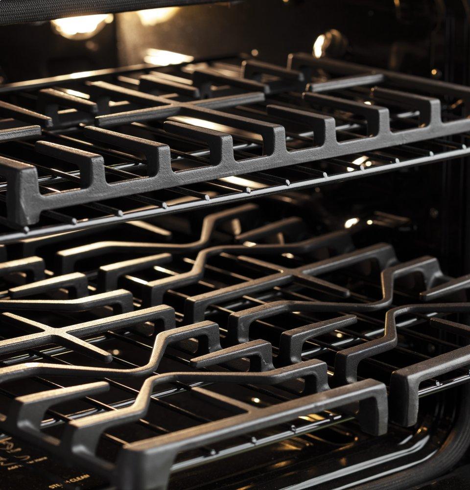 Ge Appliances P2B940SEJSS Ge Profile™ 30" Smart Dual-Fuel Free-Standing Convection Range With Warming Drawer