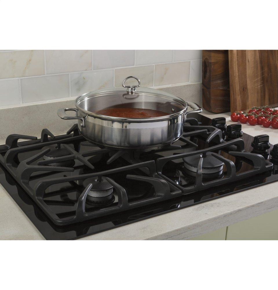 Ge Appliances JGP5530DLBB Ge® 30" Built-In Gas On Glass Cooktop With Dishwasher Safe Grates