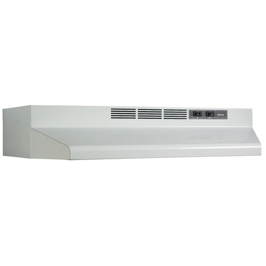 Broan F403001 Broan® 30-Inch Convertible Under-Cabinet Range Hood, 160 Cfm, White