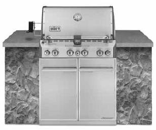 Weber 7260001 Summit® S-460™ Natural Gas Grill - Stainless Steel