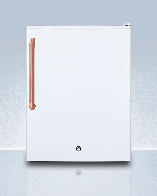 Summit FS30LTBC Compact Manual Defrost All-Freezer For Medical/General Purpose Use, With Pure Copper Handle, Lock, And Factory-Reversible Door