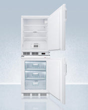 Summit FF7LWVT65MLSTACKPRO Ff7Lwpro Auto Defrost All-Refrigerator With Digital Controls Stacked With -25 C Manual Defrost Vt65Mlpro All-Freezer, Both With Factory-Installed Probe Holes