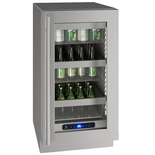 U-Line UHRE518SG01A Hre518 18" Refrigerator With Stainless Frame Finish (115 V/60 Hz Volts /60 Hz Hz)