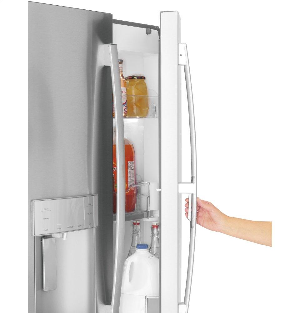 Ge Appliances GFD28GYNFS Ge® 27.7 Cu. Ft. Fingerprint Resistant French-Door Refrigerator With Door In Door