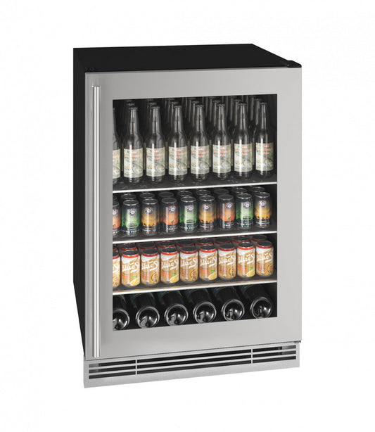 U-Line UHBV024SG01A Hbv024 24" Beverage Center With Stainless Frame Finish (115 V/60 Hz Volts /60 Hz Hz)