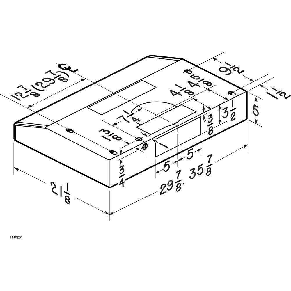 Broan TEN130BL Broan® Elite 30-Inch Convertible Under-Cabinet Range Hood, Black