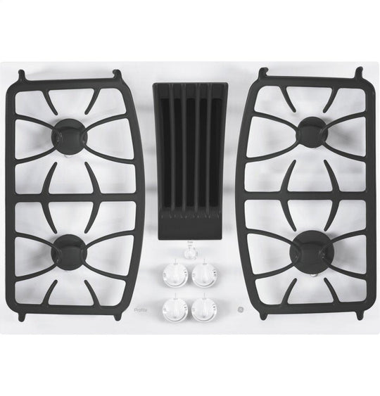 Ge Appliances PGP9830TJWW Ge Profile™ 30" Built-In Gas Downdraft Cooktop