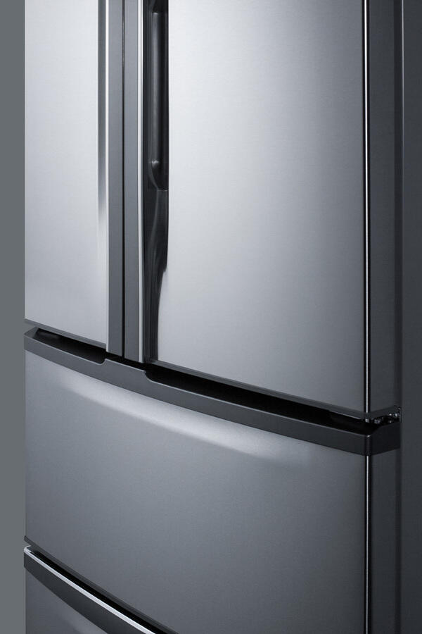 Summit FDRD15SS 27" Wide French Door Refrigerator-Freezer