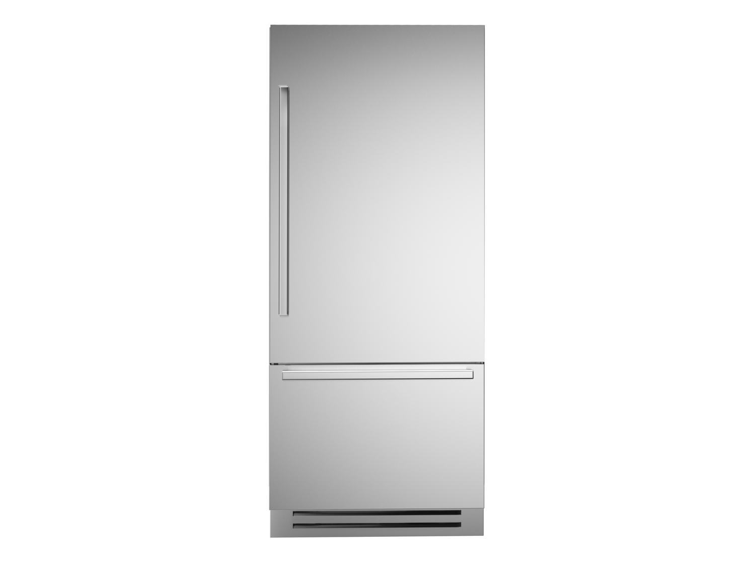 Bertazzoni REF36BMBIXRT 36 Inch Built-In Bottom Mount Refrigerator With Ice Maker, Stainless Steel Stainless Steel
