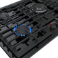 Bosch NGM8648UC 800 Series Gas Cooktop 36'' Black Ngm8648Uc