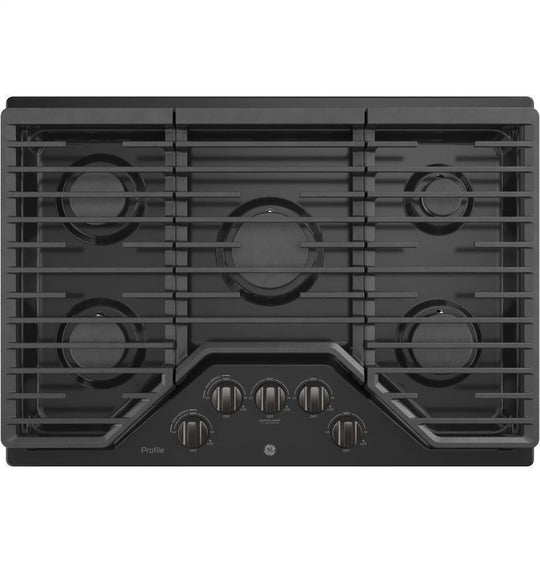 Ge Appliances PGP7030BMTS Ge Profile™ 30" Built-In Gas Cooktop With 5 Burners And Optional Extra-Large Cast Iron Griddle