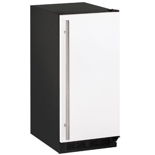 U-Line UBI1215W00B Bi1215 15" Crescent Ice Maker With White Solid Finish (115 V/60 Hz Volts /60 Hz Hz)