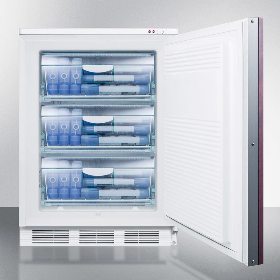 Summit VT65MLBIIF Built-In Medical All-Freezer With Lock, Capable Of -25 C Operation; Door Accepts Custom Overlay Panels