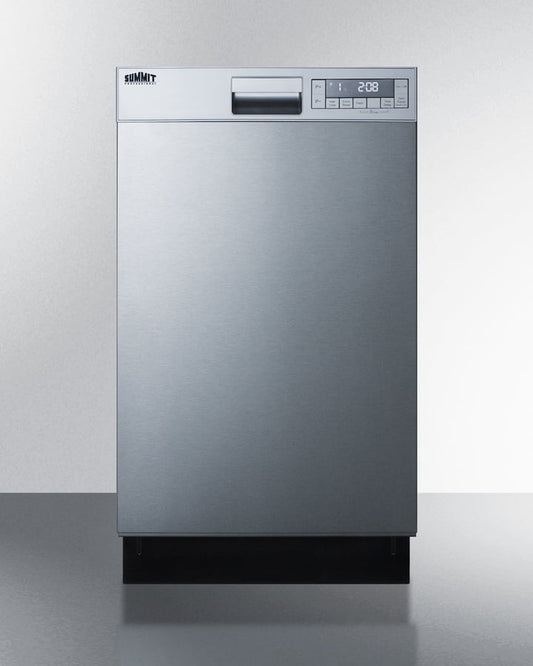 Summit DW18SS4ADA 18" Wide Built-In Dishwasher