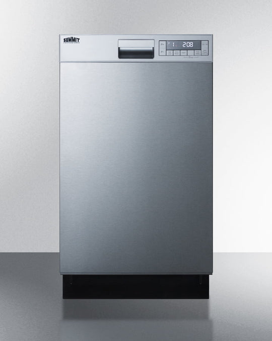 Summit DW18SS4ADA 18" Wide Built-In Dishwasher