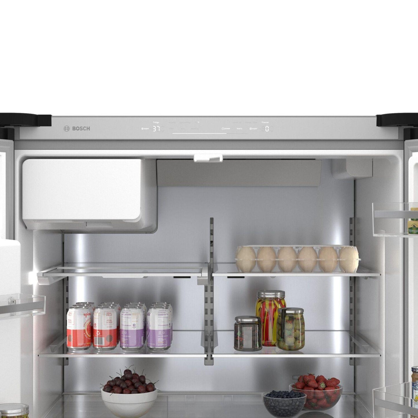 Bosch B36FD50SNB 500 Series French Door Bottom Mount Refrigerator 36'' Easy Clean Stainless Steel B36Fd50Snb