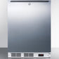 Summit VT65MLBISSHHADA Ada Compliant Built-In Medical All-Freezer Capable Of -25 C Operation, With Lock, Stainless Steel Door, Horizontal Handle, And White Cabinet