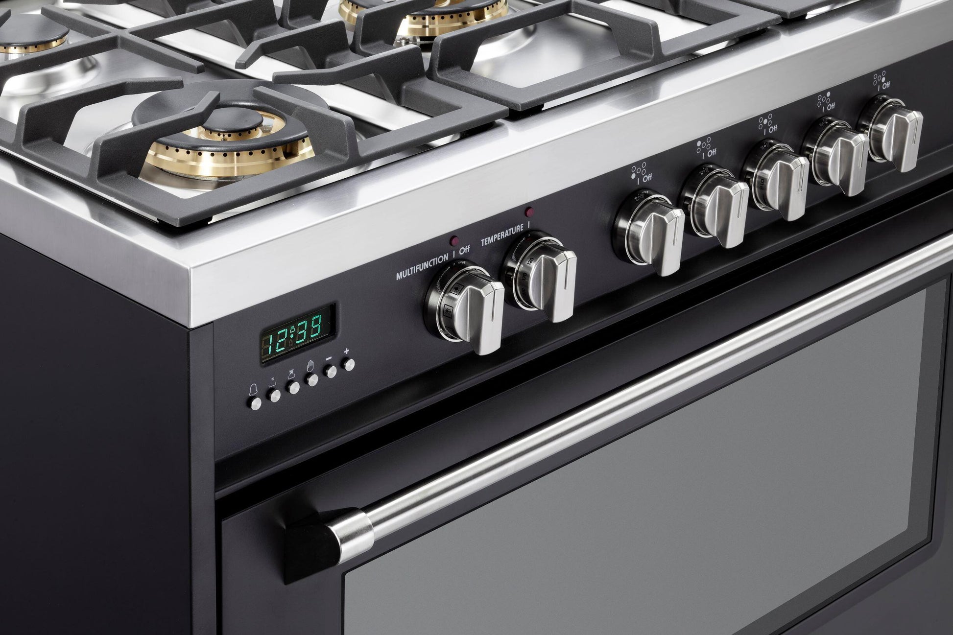 Verona VDFSGE365E Matte Black 36" Dual Fuel - Designer Series