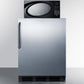 Summit MRF663BSSTB Microwave/Refrigerator-Freezer Combination