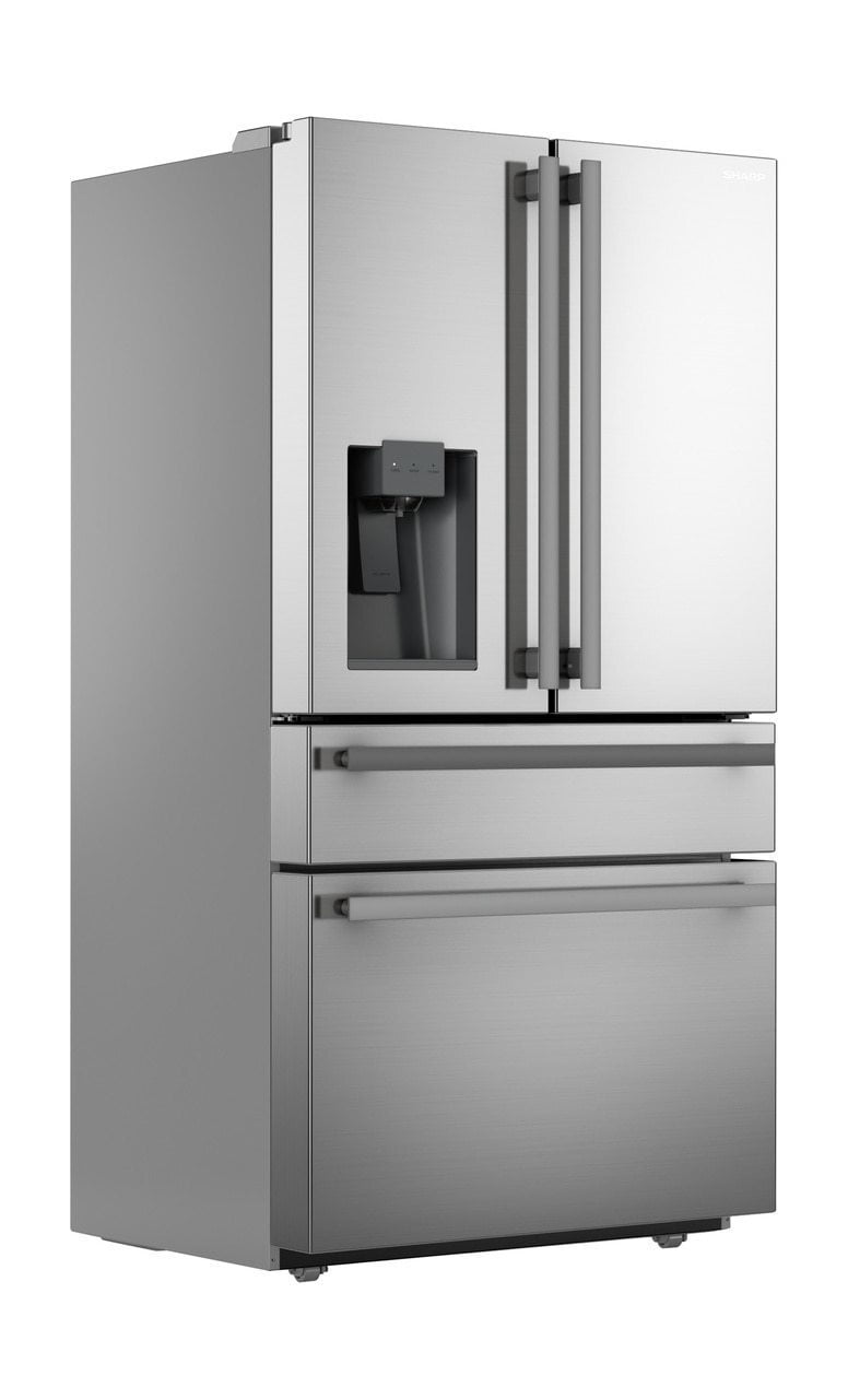 Sharp SJG2254FS Sharp French 4-Door Counter-Depth Refrigerator With Water Dispenser