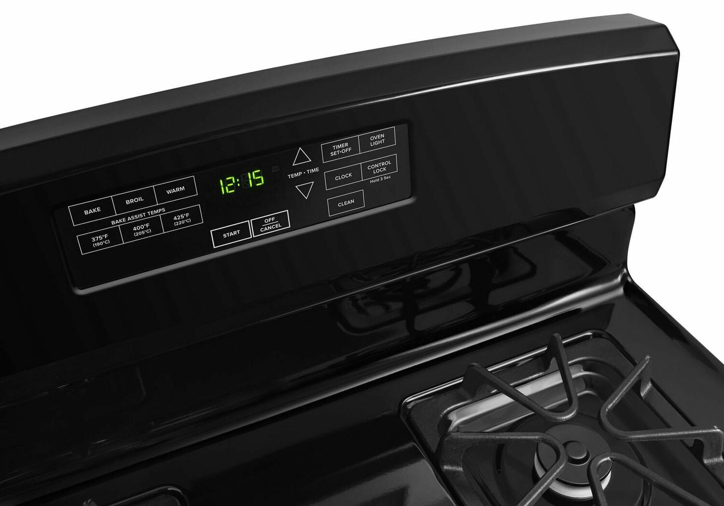 Amana AGR6603SFB 30-Inch Gas Range With Self-Clean Option - Black