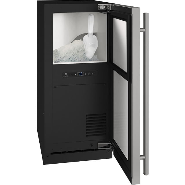 U-Line UHNP115IS01A 1 Class 15" Nugget Ice Machine With Integrated Solid Finish And Field Reversible Door Swing, Pump Included (115 Volts / 60 Hz)