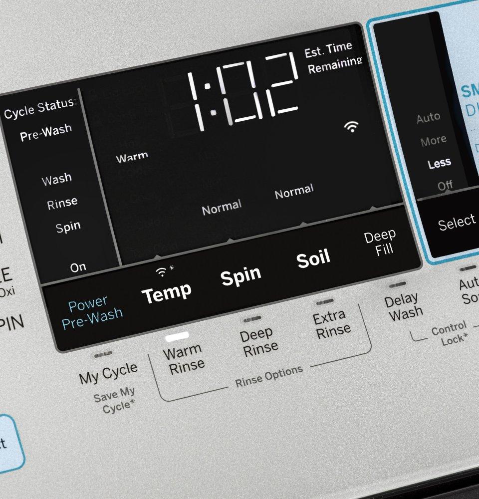 Ge Appliances GTW845CPNDG Ge® 5.0 Cu. Ft. Capacity Smart Washer With Sanitize W/Oxi And Smartdispense