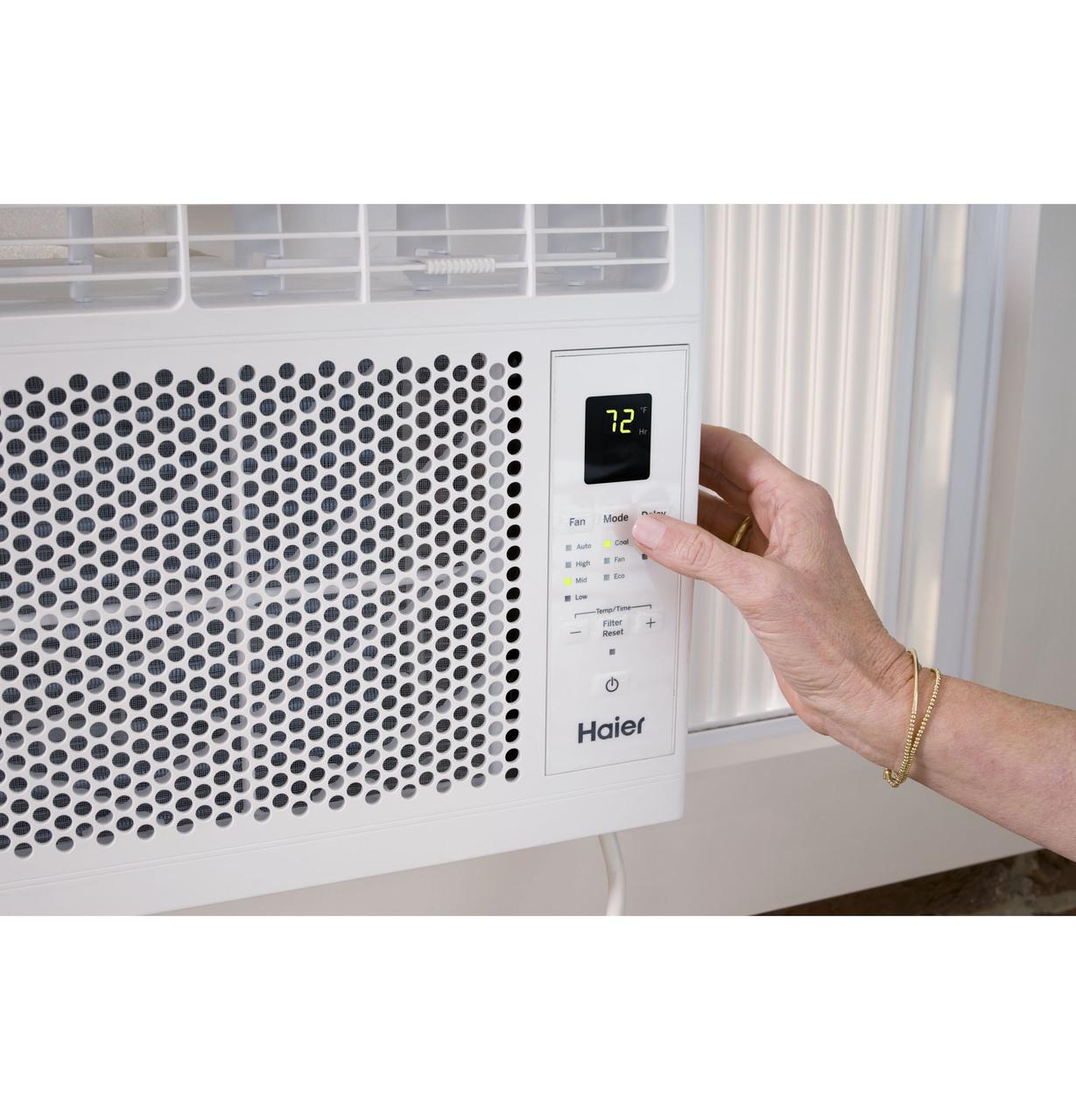 Haier QHEE06AC Haier 6,000 Btu Electronic Window Air Conditioner For Small Rooms Up To 250 Sq Ft.