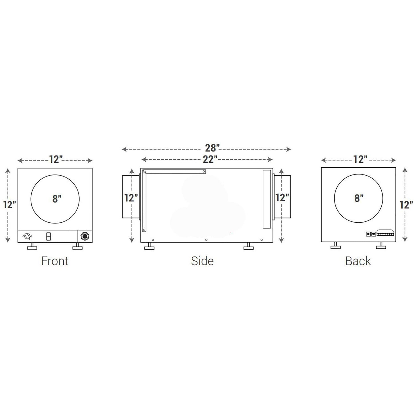 Broan B70DHV Broan® Merv 13 Dehumidifier