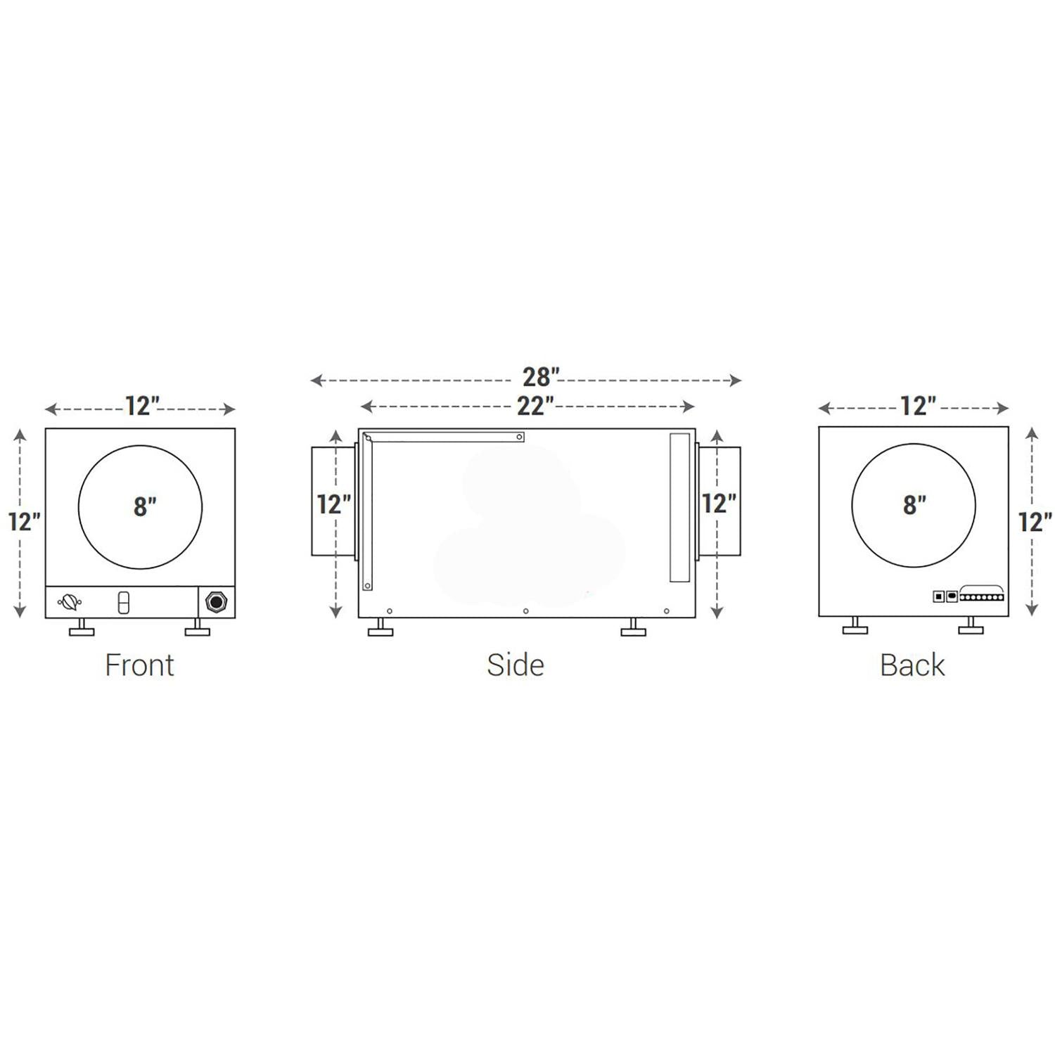 Broan B70DHV Broan® Merv 13 Dehumidifier
