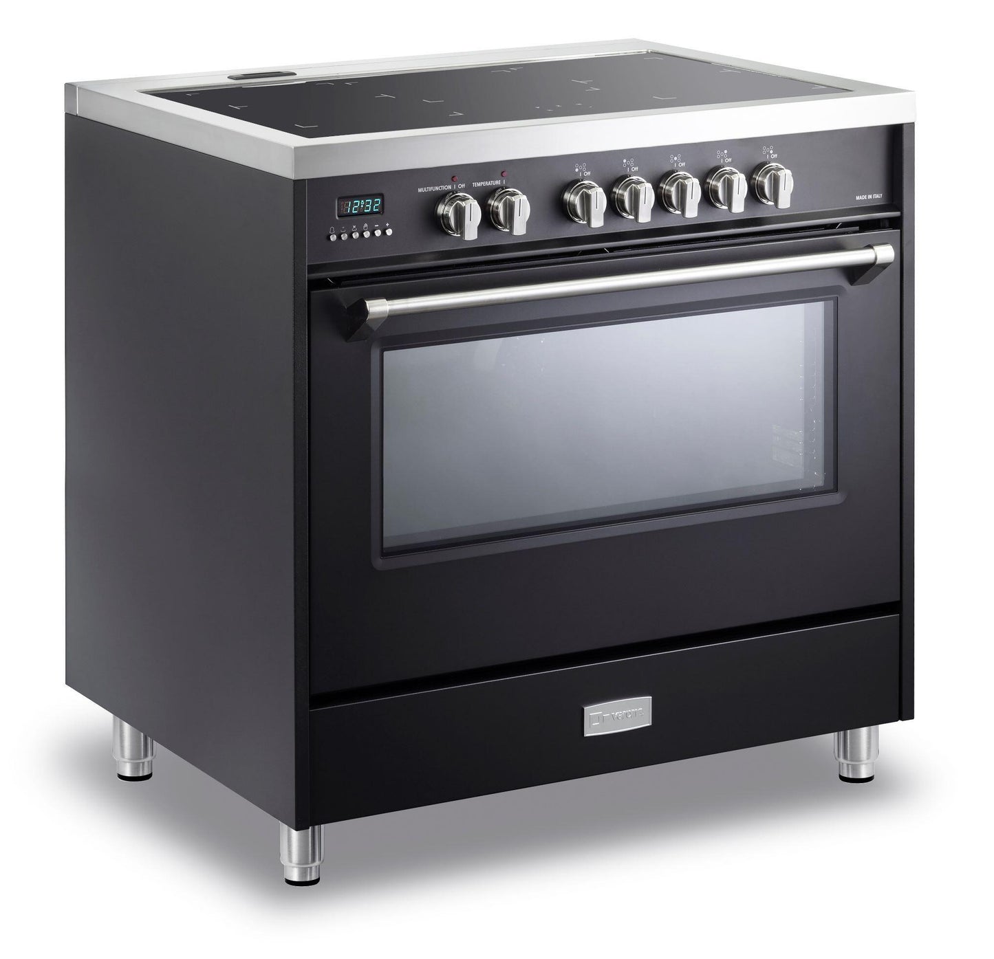 Verona VDFSIE365E Matte Black 36" Designer Induction Range