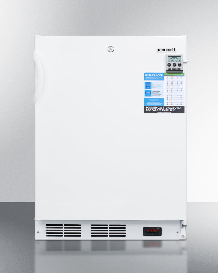 Summit VLT650ADA Built-In Undercounter Ada Compliant Laboratory Freezer Capable Of -35 C (-31 F) Operation