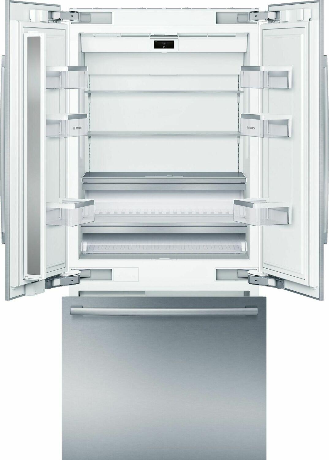 Bosch B36BT935NS Benchmark® Built-In Bottom Freezer Refrigerator 36'' B36Bt935Ns
