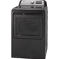 Ge Appliances GTD84ECPNDG Ge® 7.4 Cu. Ft. Capacity Smart Aluminized Alloy Drum Electric Dryer With Sanitize Cycle And Sensor Dry