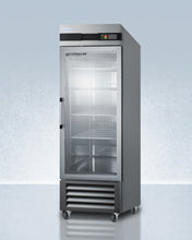 Summit ARG23ML Performance Series Pharma-Lab 23 Cu.Ft. All-Refrigerator In Stainless Steel With Glass Door