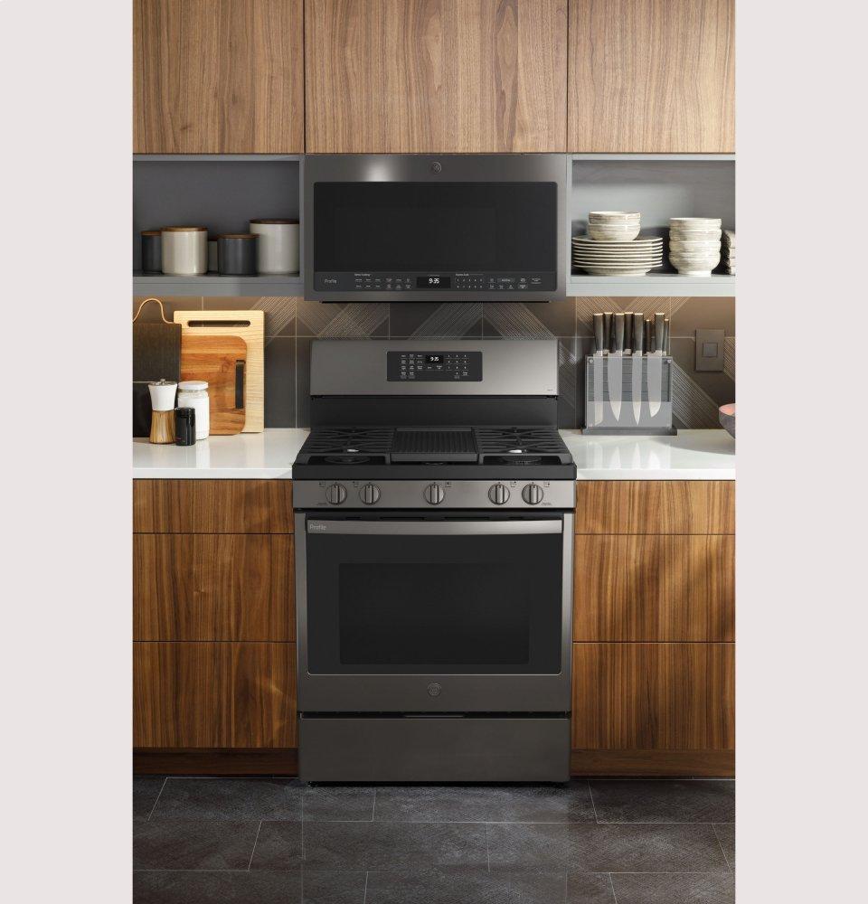 Ge Appliances PGB935BPTS Ge Profile™ Smart 30" Free-Standing Self Clean Gas Range With No Preheat Air Fry