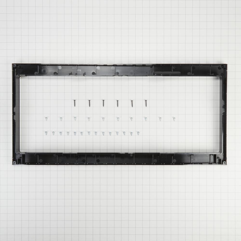 Maytag W11451314 Built-In Low Profile Microwave Slim Trim Kit With Pocket Handle, Stainless Steel