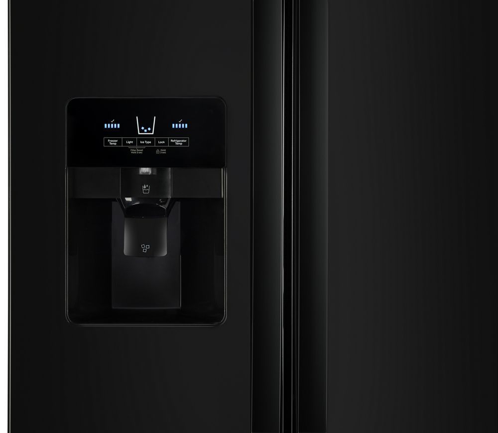 Whirlpool WRS555SIHB 36-Inch Wide Side-By-Side Refrigerator - 25 Cu. Ft.