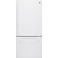 Ge Appliances GBE21DGKWW Ge® Energy Star® 21.0 Cu. Ft. Bottom-Freezer Refrigerator